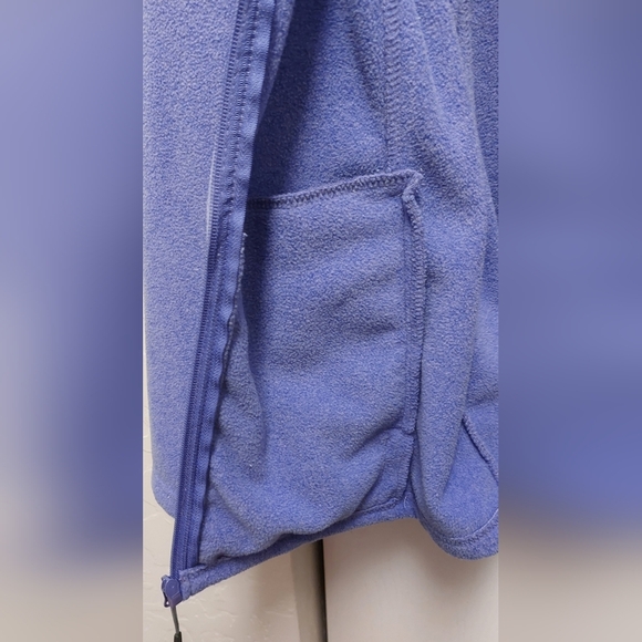 Landway Women's Purple Fleece Full Zip with 4 pockets Size Large Streetwear - Picture 4 of 10